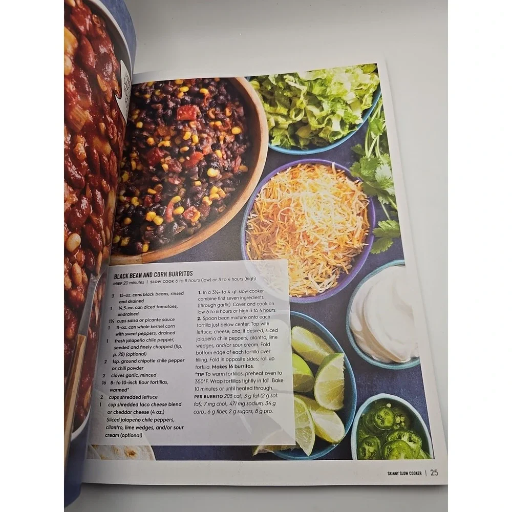 Skinny Slow Cooker‎ 2018 Better Home Garden Good Under 425 Calories Like New